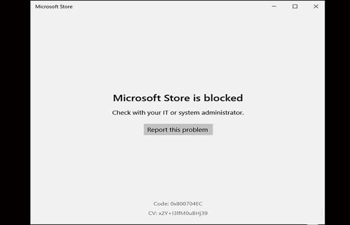 Desinstalar la tienda de Microsoft