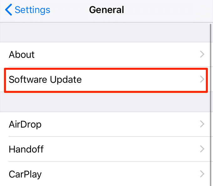 Actualización de software en general