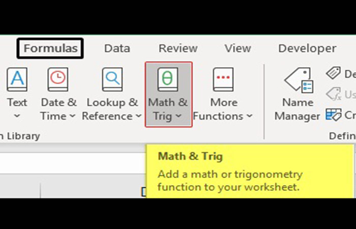 Función grados en Excel 