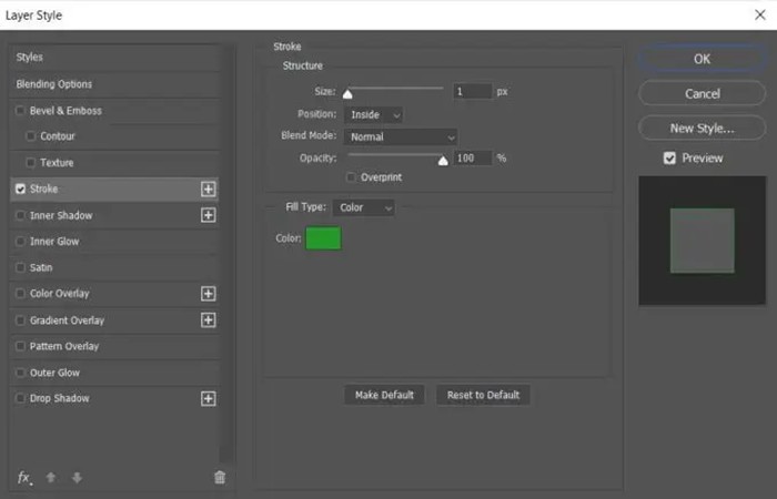 opción de deslizamiento.