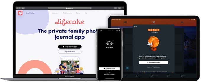 Canta con Apple.  en muchos dispositivos Mac