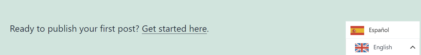 Cambio de idioma de Weglot