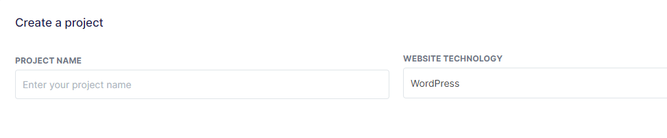 Agregar un nuevo proyecto en Weglota