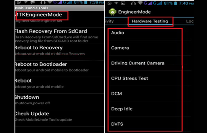 Sube el volumen de Android