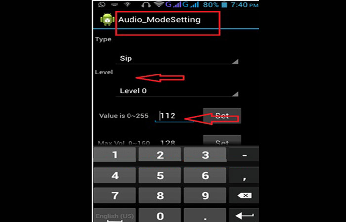 Sube el volumen de Android