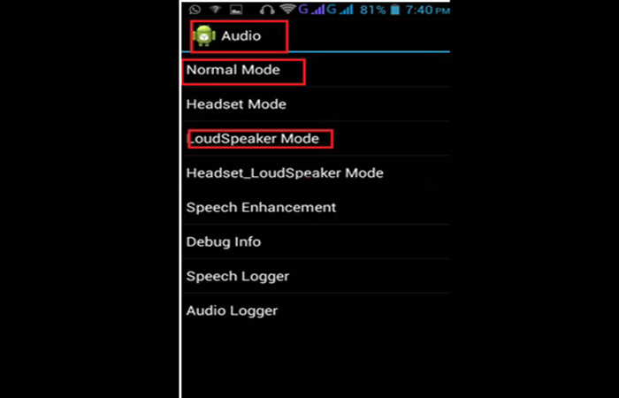 Subir el volumen de Android