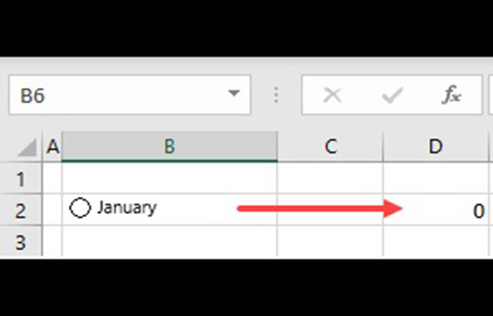 Conecte el botón de radio a la celda