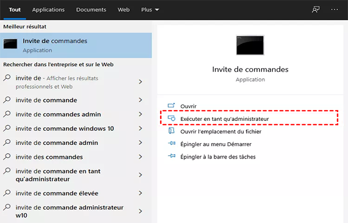 Escribe chkdsk F: /f /r
