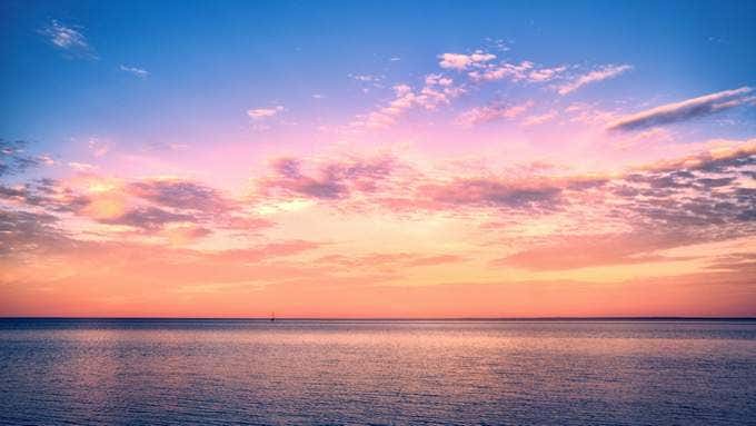 foto del atardecer