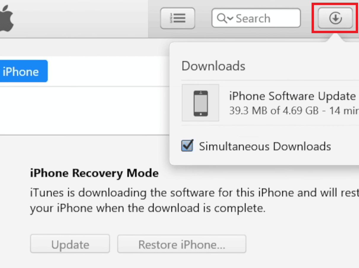 Haga clic en el icono Descargar para descargar el firmware |  Cómo ingresar a su cuenta de iCloud