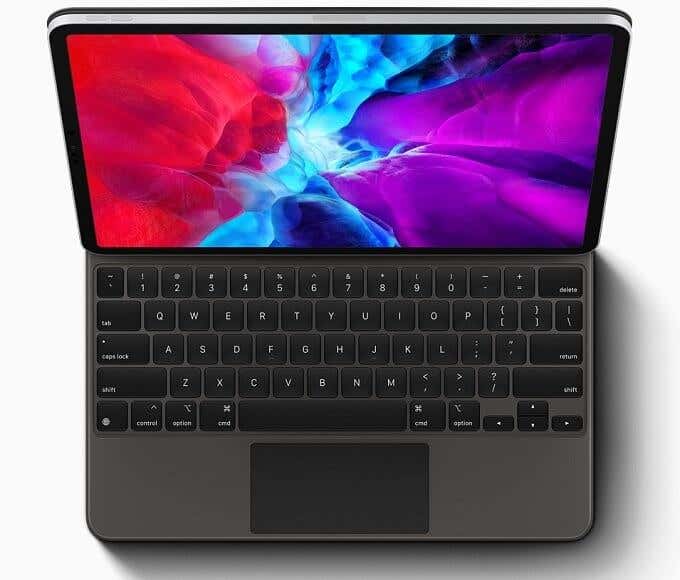 iPad con teclado adjunto