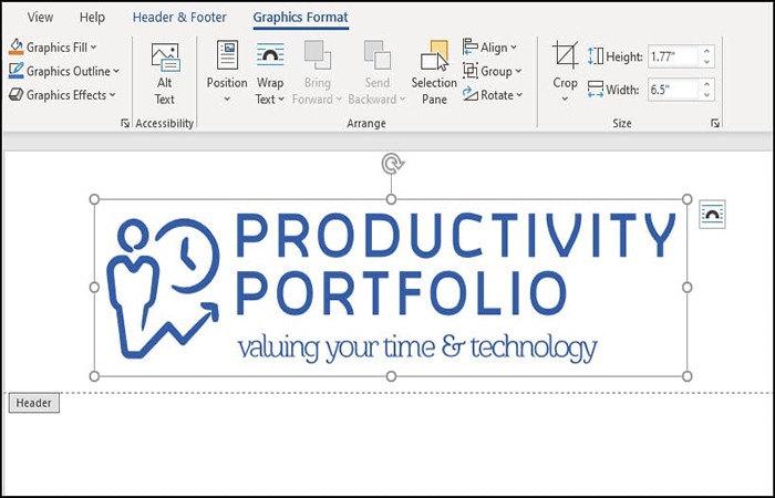 Logotipo demasiado grande para el área del membrete