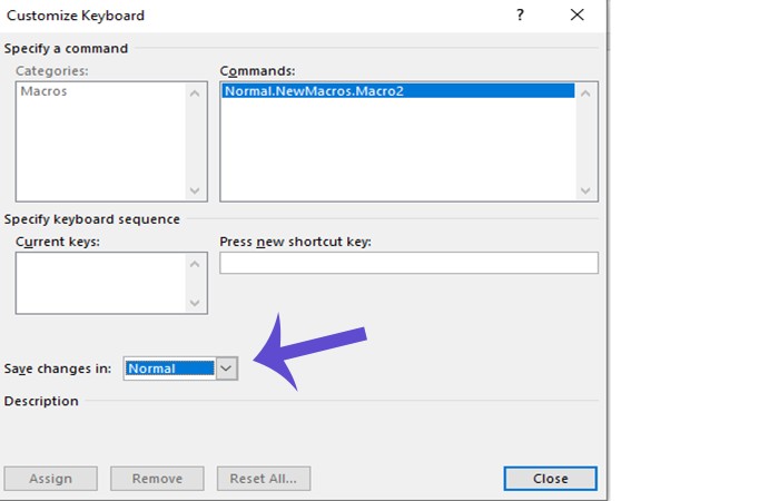 elige Macros y Grabar macro