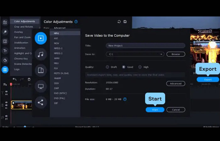 Movavi Video Editor Plus