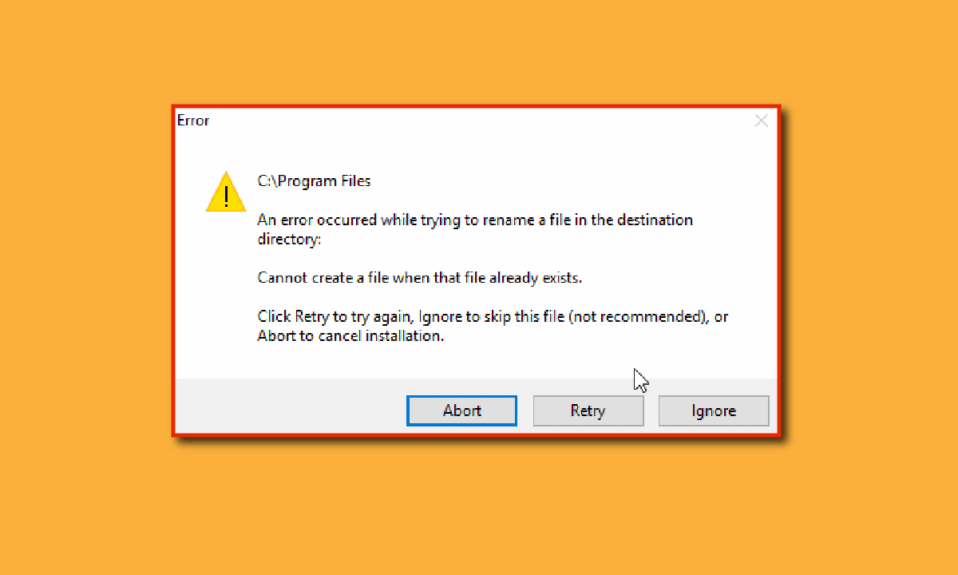 Cómo cambiar el nombre del archivo en el directorio de destino en Windows 10