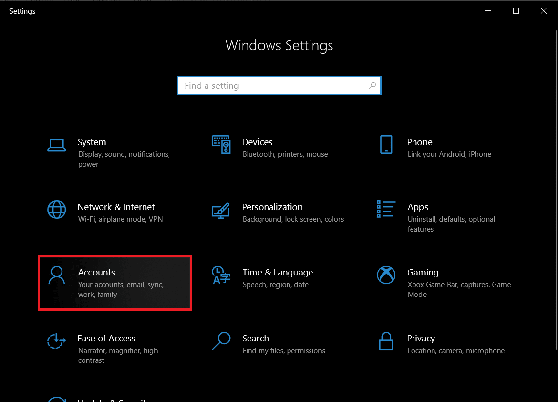 Haga clic en Configuración de cuentas.  Cómo cambiar el nombre del archivo en el directorio de destino