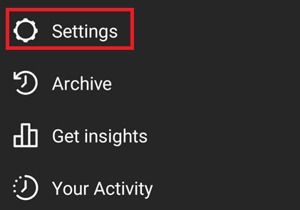 Seleccione Configuración |  Cómo encontrar publicaciones antiguas de Instagram