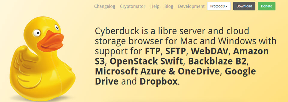 cliente ftp cyberduck