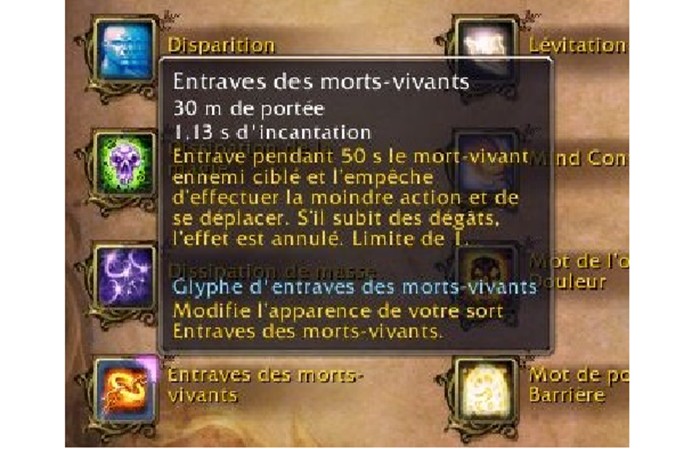 glifos en World of Warcraft