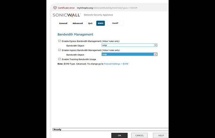 Crear regla de acceso