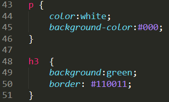 color base css