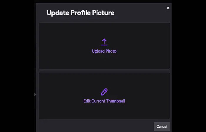 Cambia el tamaño de tu foto de perfil de Twitch