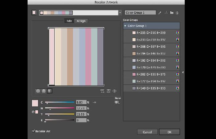 Colorear tu dibujo en Illustrator