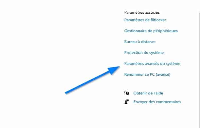 haz clic en Configuración avanzada del sistema