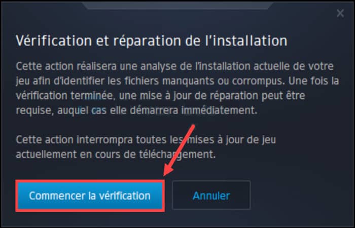 Iniciar comprobación
