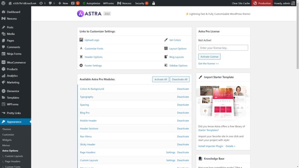 Astra Pro y Beaver Builder