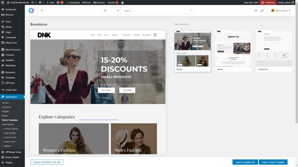 Astra Pro y Beaver Builder