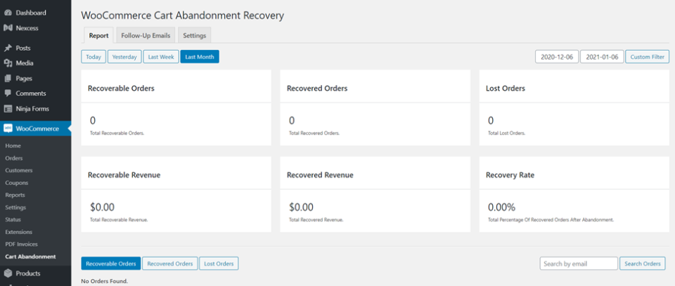 Abandono del carrito