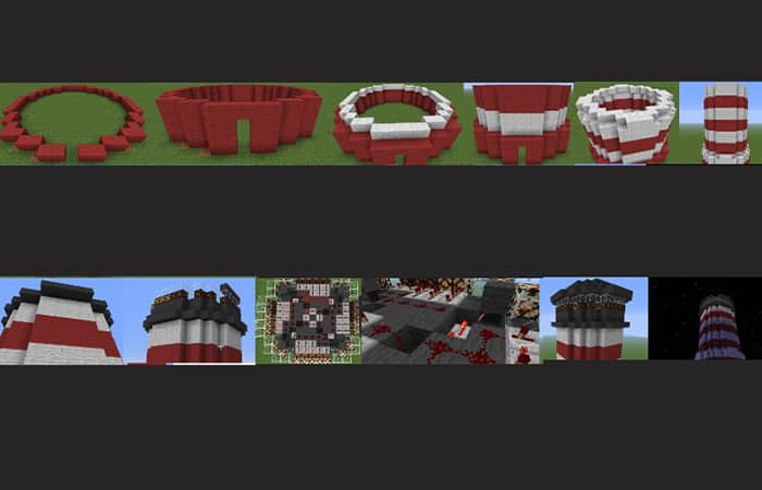 Cómo Construir Un Faro En Minecraft