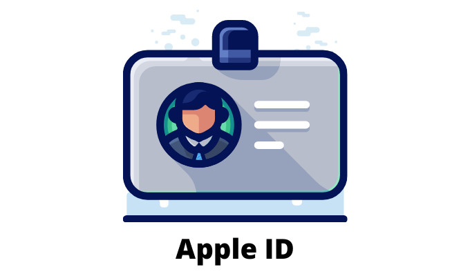 Ilustración de identificación de Apple