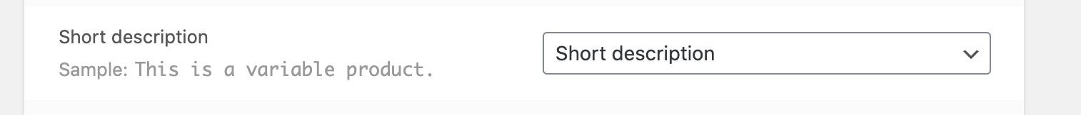 Un ejemplo de un mapeo correcto de WooCommerce.
