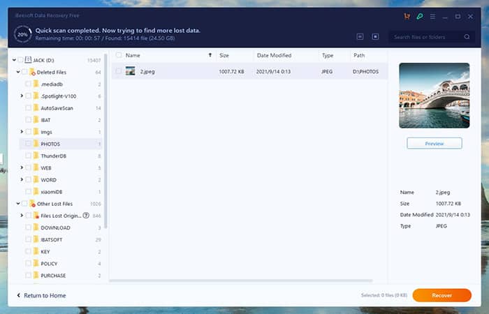 Recuperar archivos borrados accidentalmente