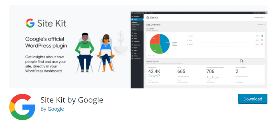 google site kit es un complemento esencial de wordpress