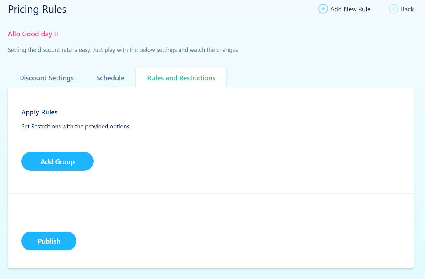 Se agregaron reglas y restricciones para los precios dinámicos de WooCommerce.