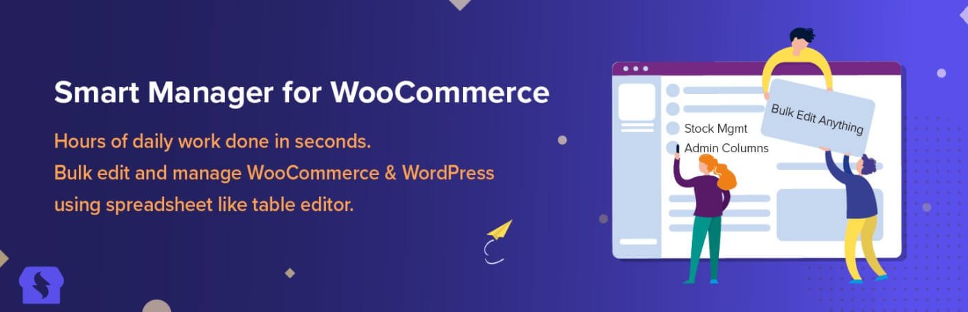 Complemento de gestión de inventario Smart Manager para WooCommerce.