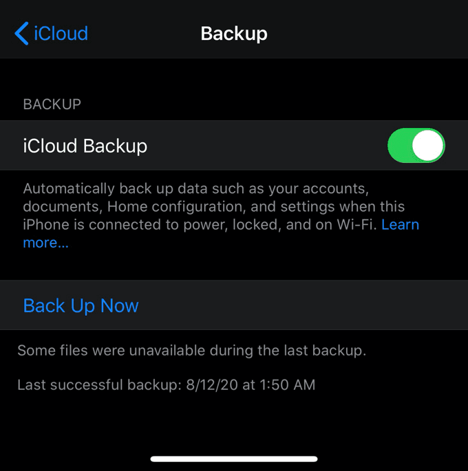 Copia de seguridad de iCloud alterna
