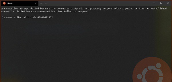 Código de error 4294967295