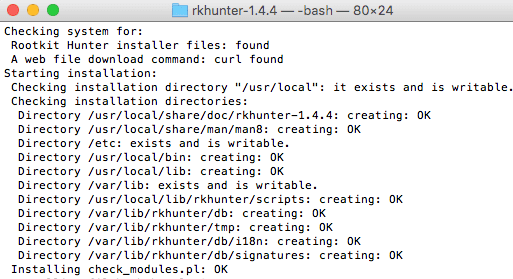 Inicio de la instalación