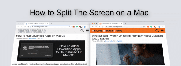 Cómo dividir la pantalla en una Mac