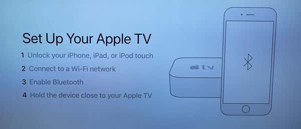 Instrucciones sobre cómo conectar iPhone a Apple TV 4K