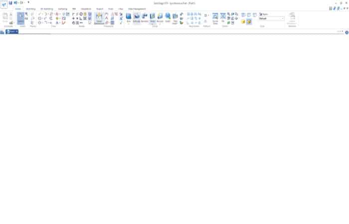Figura 1. Panel de opciones principal en Solid Edge.
