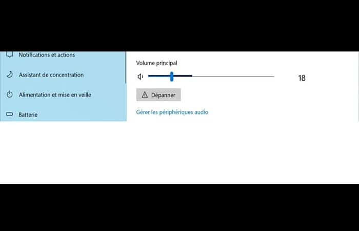 Ajusta el volumen maestro