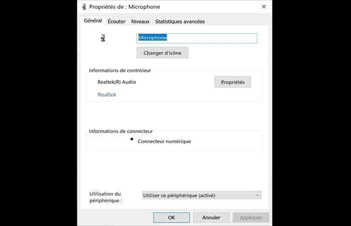 Ver las propiedades del dispositivo