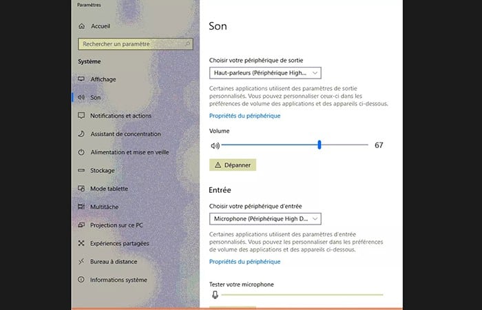 botón de Propiedades del dispositivo