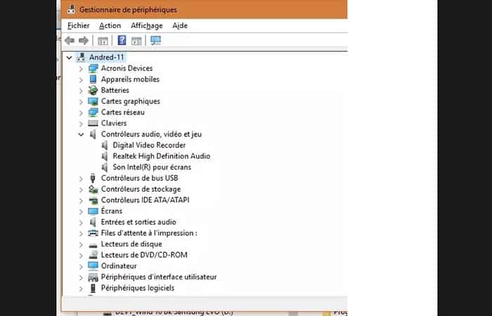 Luego haz doble clic en la tarjeta de audio