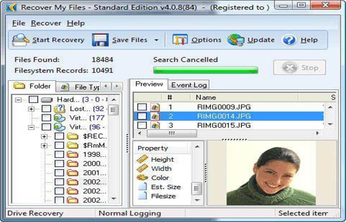 Recover my files